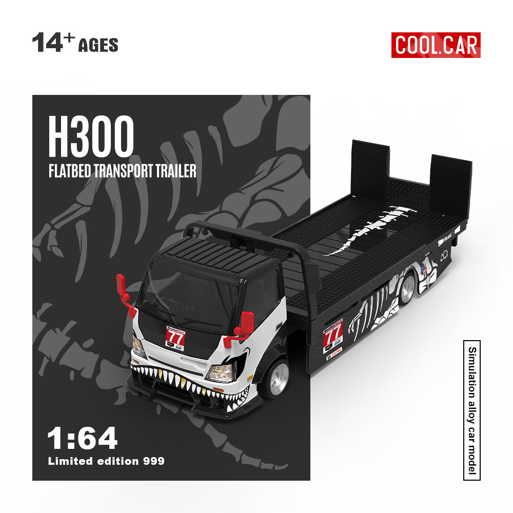 Car Accessories Company - *사전 판매*멋진 자동차 1:64 H300 플랫베드