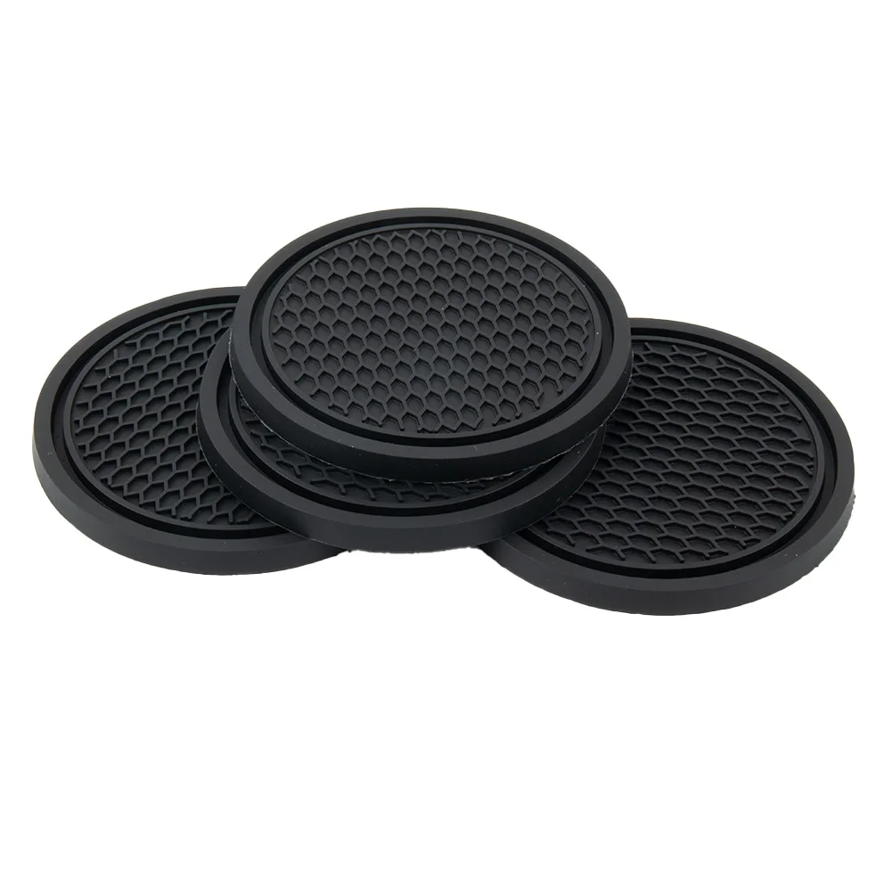 Car Accessories Unique - 4pcs 자동차 코스터 자동차 워터 컵에