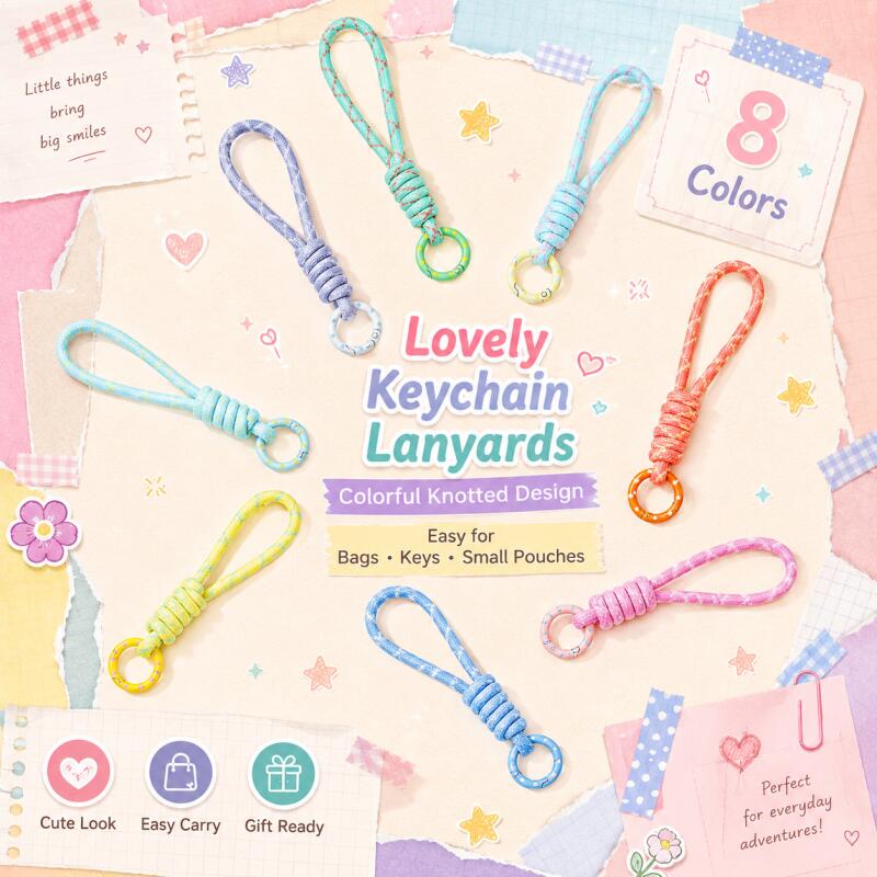 Car Accessories For Women - 2~5pcs 다채로운 땋은 키체인 휴대폰 끈