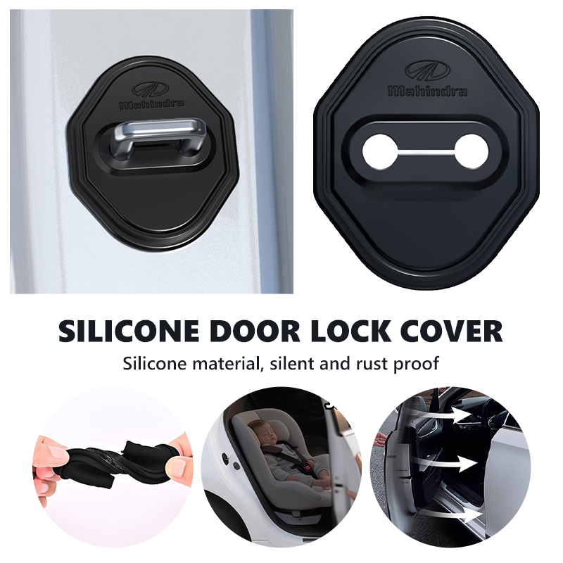 Car Accessories Xuv 300 - 4Pcs 자동차 실리콘 도어 잠금 보호