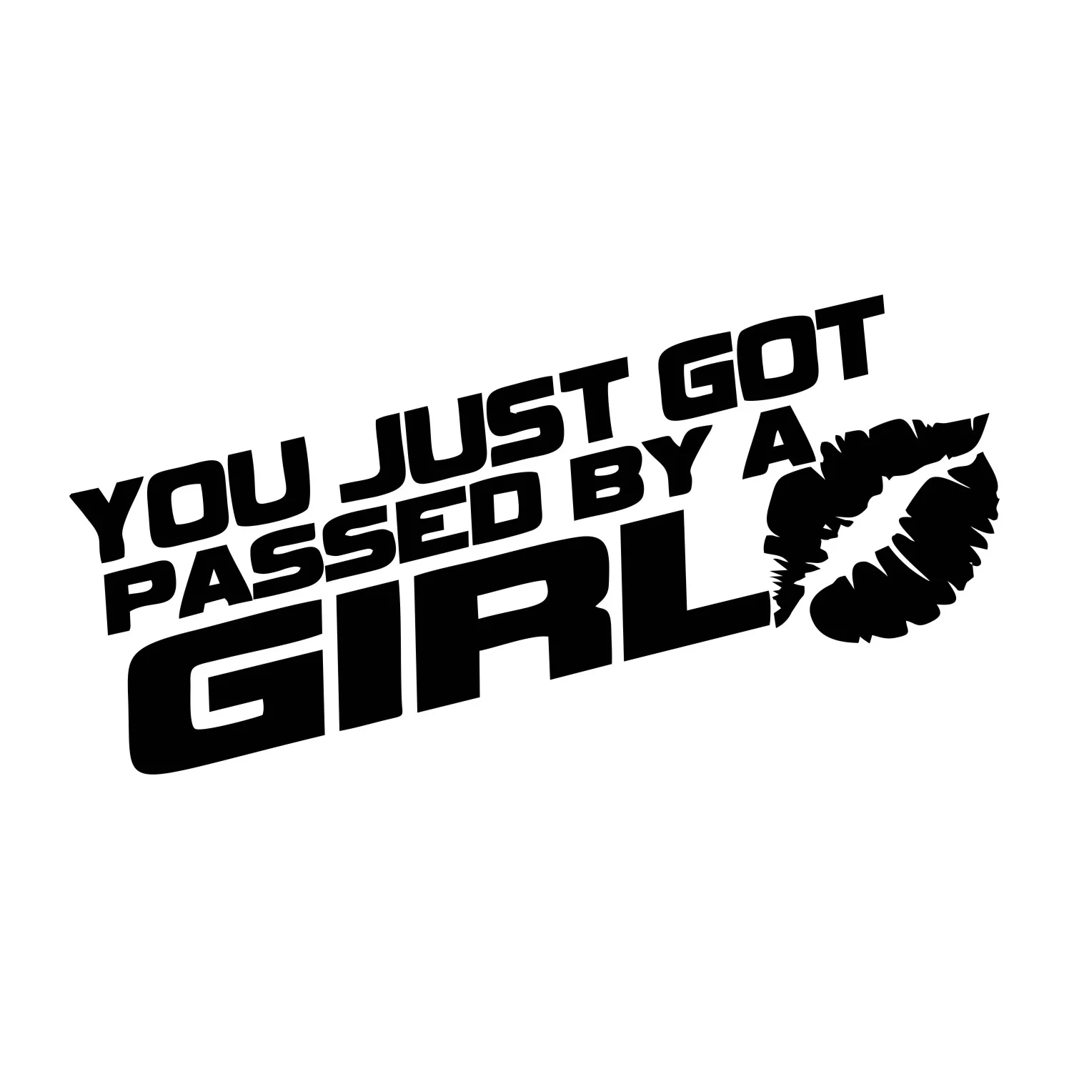 Car Accessories Girly - 새로운 디자인 당신은 소녀 자동차 스티커로