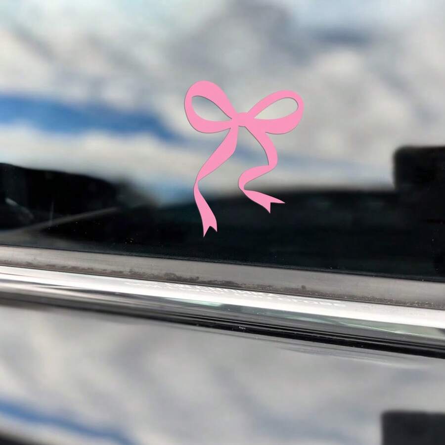 1개입 리본 자동차 데칼, 자동차 장식용 비닐 소녀풍  - Car Accessories Girly 리뷰 및 가격