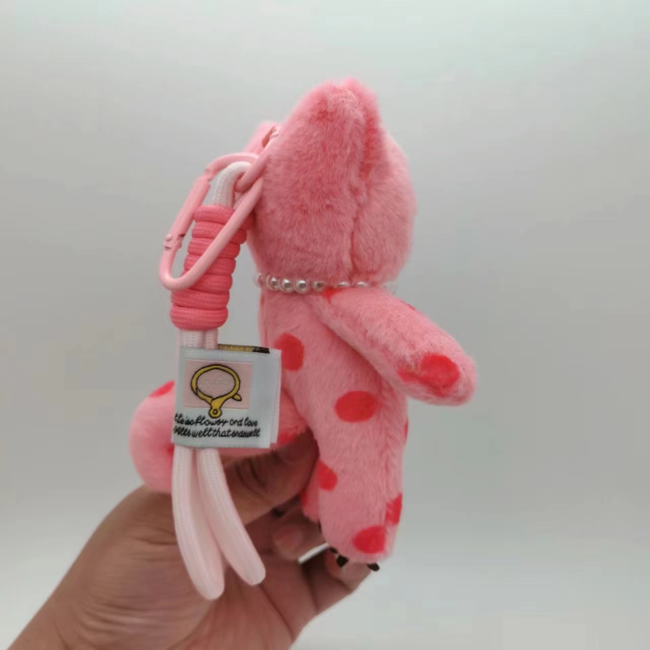 15cm Kawaii 핑크 고양이 플러시 키 체인 귀여 - Car Accessories Girly 리뷰 및 가격