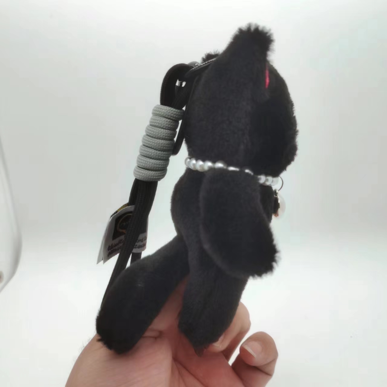 15cm Kawaii 핑크 고양이 플러시 키 체인 귀여 - Car Accessories Girly 리뷰 및 가격