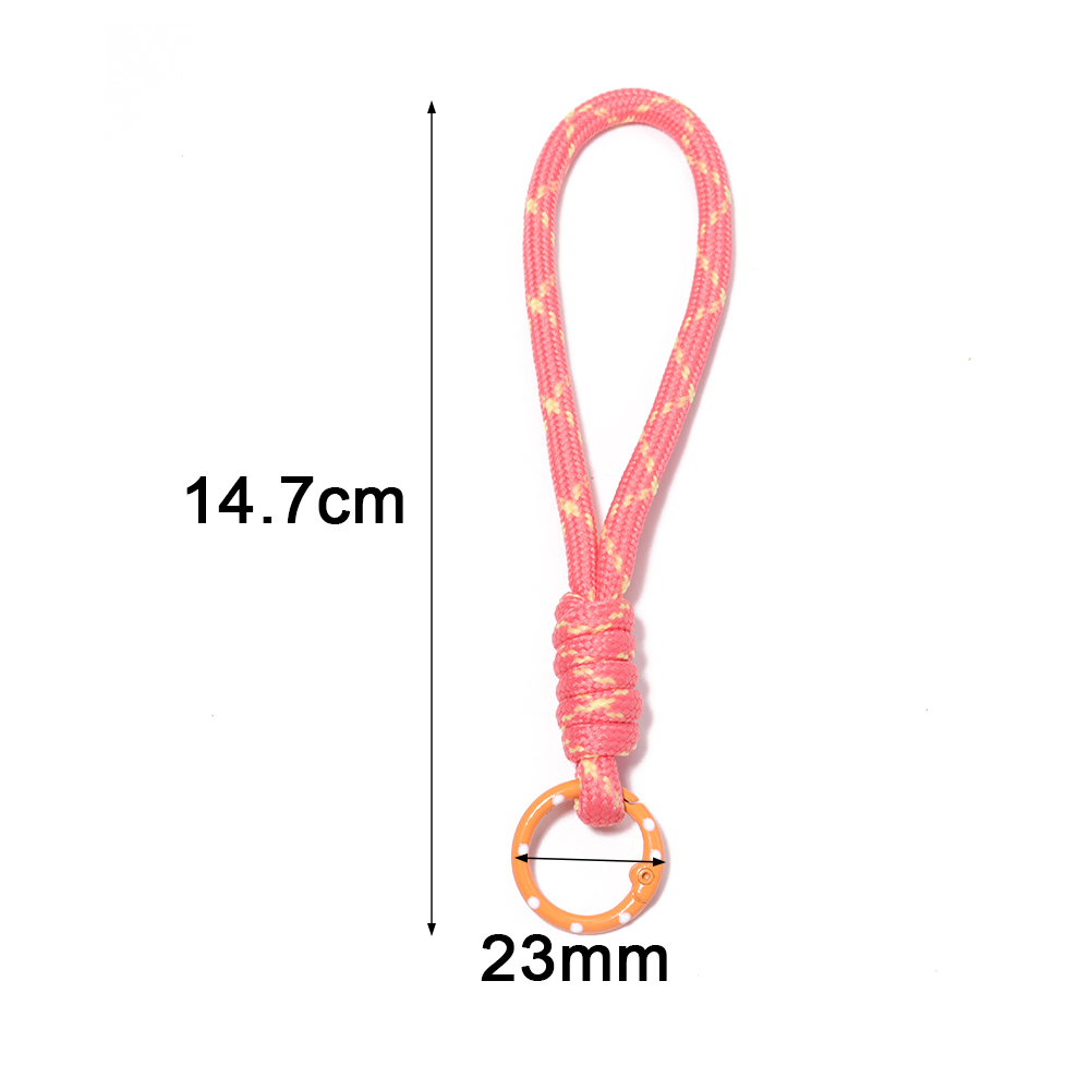5개/세트 다채로운 색상의 땋은 키체인 휴대폰 끈 분실 - Car Accessories For Women 리뷰 및 가격