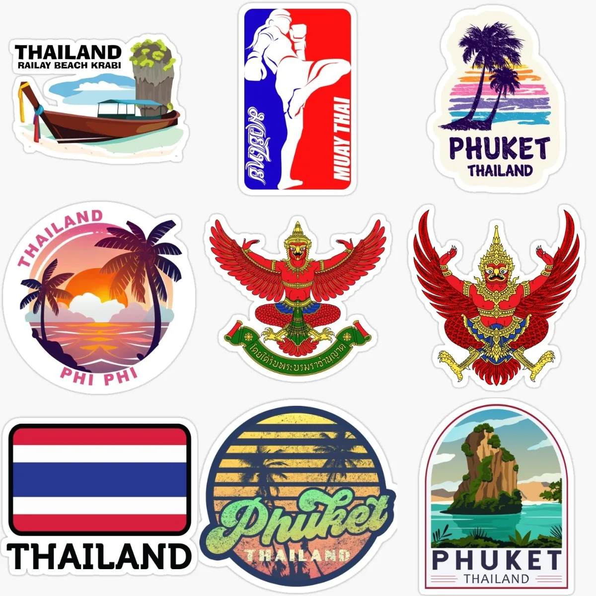 T 태국 국기 풍경 엠블럼 크리 에이 티브 액세서리 스 - Car Accessories Thailand 리뷰 및 가격