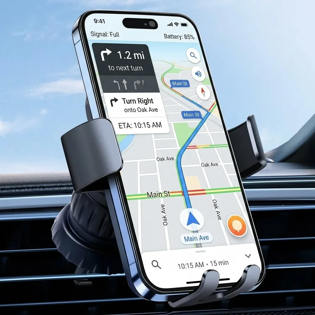 유니버설 차량용 에어벤트 폰 홀더 360 °   회전식 - Car Accessories For Interior 리뷰 및 가격