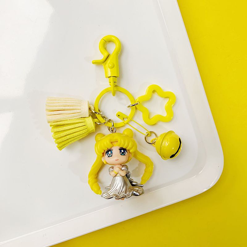 세일러문 애니메이션 주변기기 귀여운 키체인 여성 인스  - Car Accessories Girly 리뷰 및 가격