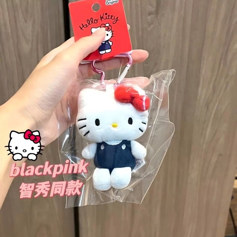 카와이 헬로 키티 키체인 귀여운 만화 가방 펜던트 플러 - Car Accessories Girly 리뷰 및 가격