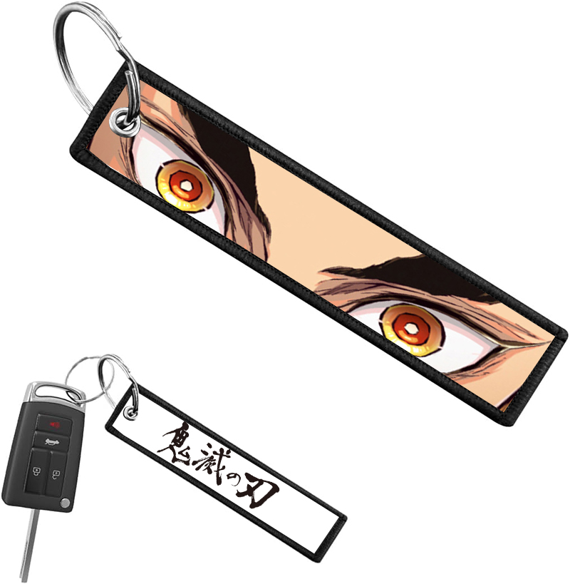 악마 슬레이어 남성 여성을위한 1pcs 키 체인 만화  - Car Accessories For Women 리뷰 및 가격