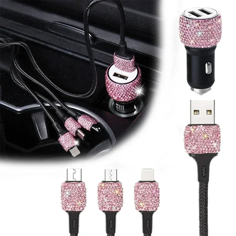 USB 차량용 충전기 5V 2.1A 듀얼 포트 고속 어 - Car Accessories For Women 리뷰 및 가격