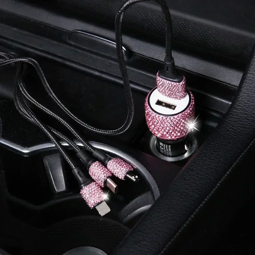 USB 차량용 충전기 5V 2.1A 듀얼 포트 고속 어 - Car Accessories For Women 리뷰 및 가격