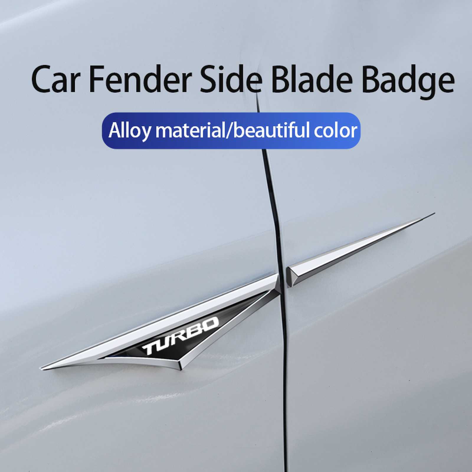 새로운 패션 터보 로고 자동차 금속 스티커, 자동차 문 - Car Accessories Unique 리뷰 및 가격