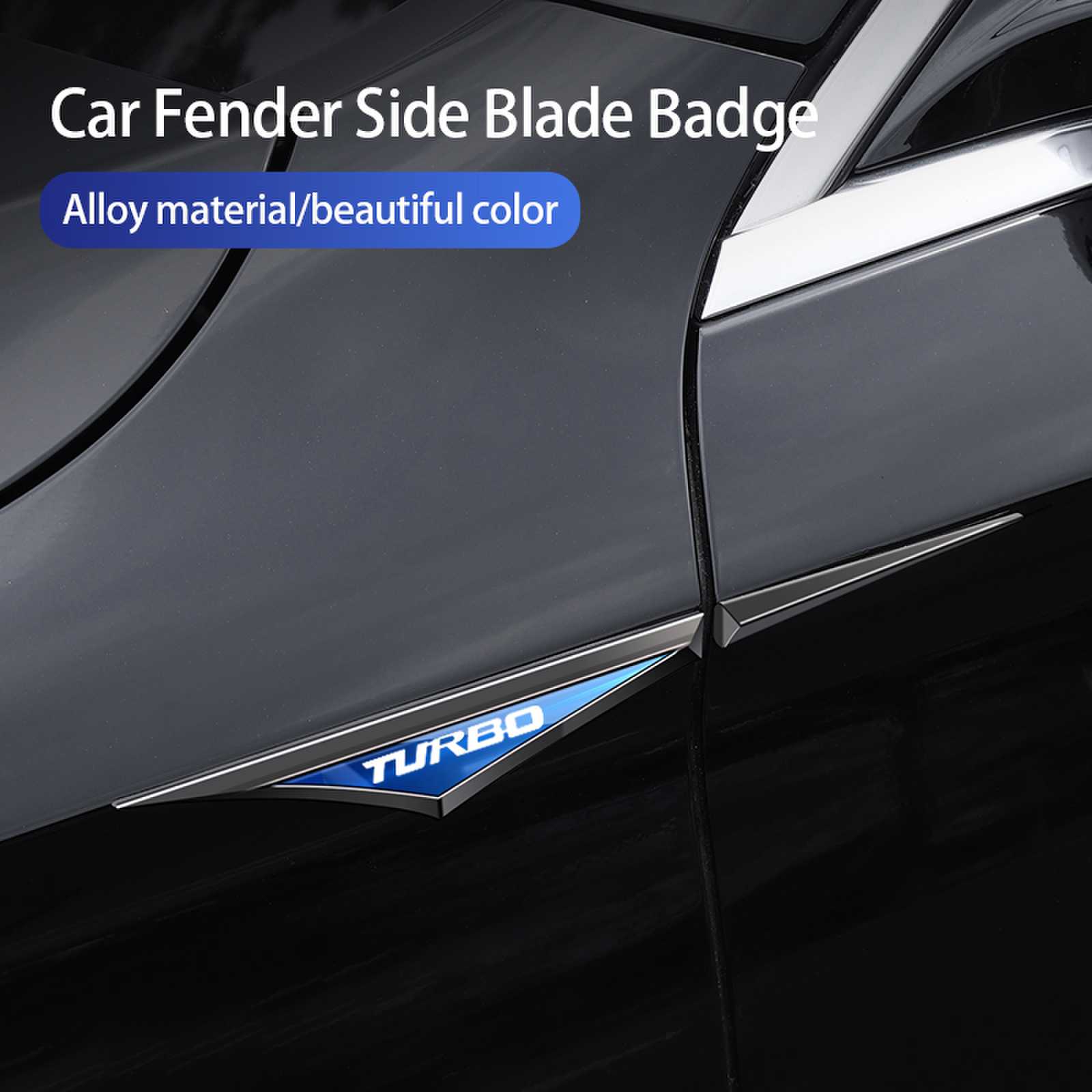 새로운 패션 터보 로고 자동차 금속 스티커, 자동차 문 - Car Accessories Unique 리뷰 및 가격