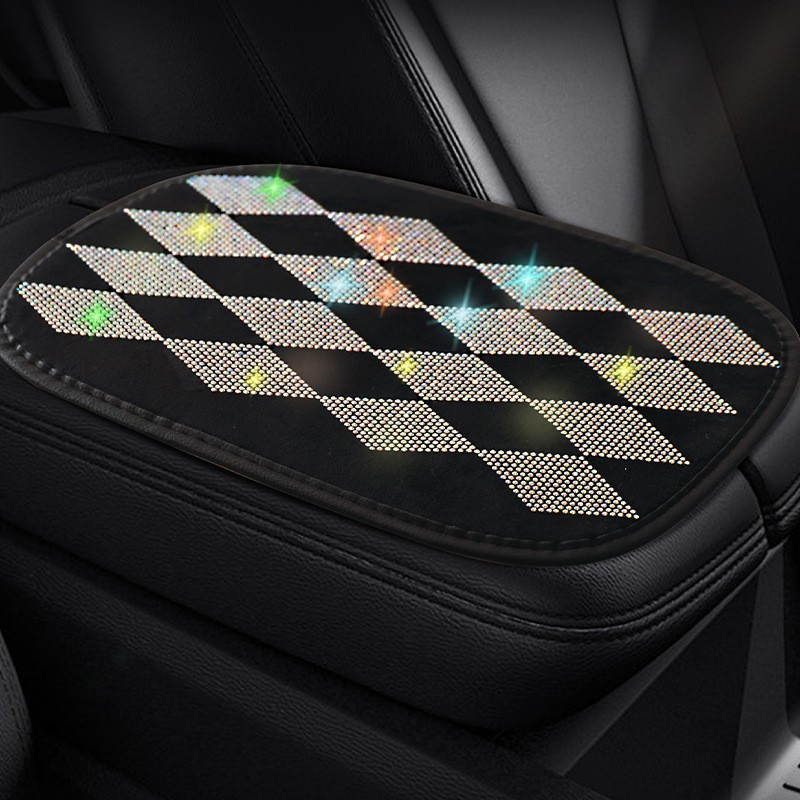 자동차 팔걸이 패드 다이아몬드 방수 미끄럼 방지 수납함 - Car Accessories For Women 리뷰 및 가격