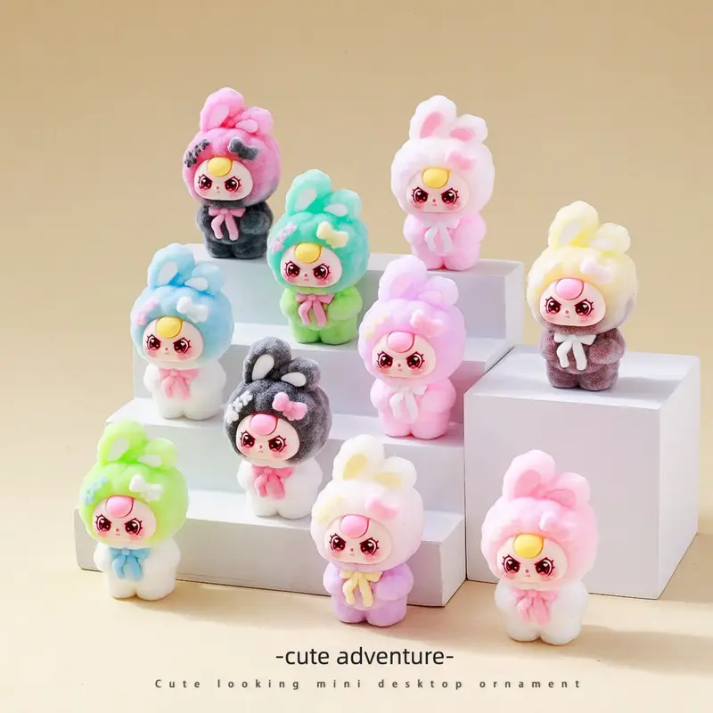 정품 미니 피규어 데스크탑 장식 귀여운 봉제 블라인드  - Car Accessories Girly 리뷰 및 가격