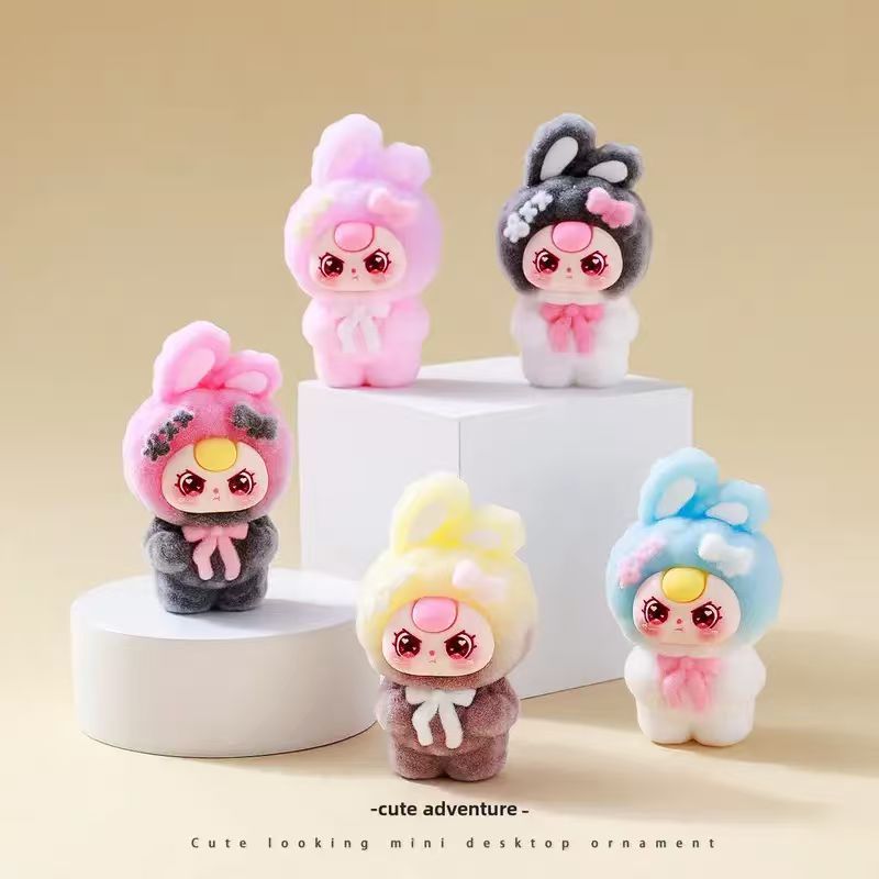 정품 미니 피규어 데스크탑 장식 귀여운 봉제 블라인드  - Car Accessories Girly 리뷰 및 가격