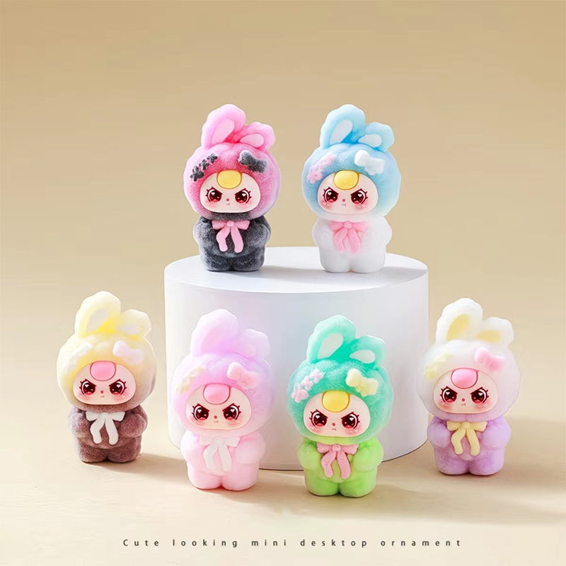 정품 미니 피규어 데스크탑 장식 귀여운 봉제 블라인드  - Car Accessories Girly 리뷰 및 가격