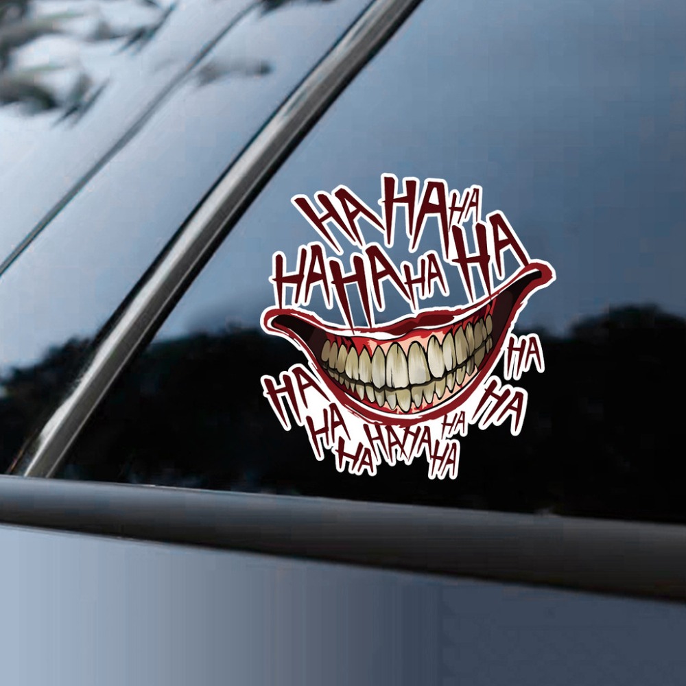 JDM Clown Mouth HAHAHA 오토바이 스티 - Car Accessories Joker 리뷰 및 가격