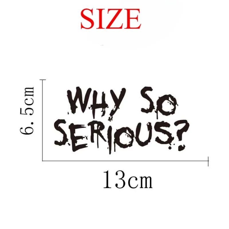 Why So Serious 조커 오토바이 스티커 방수  - Car Accessories Joker 리뷰 및 가격