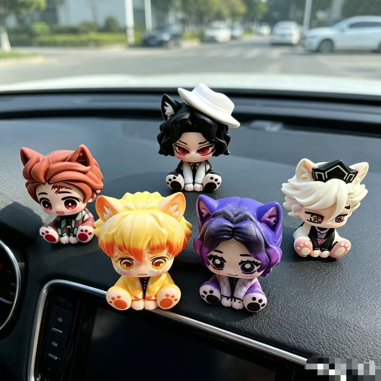 귀여운 치비 피규어 데몬 슬레이어 자동차 장식품, 미니 - Car Accessories Decoration 리뷰 및 가격