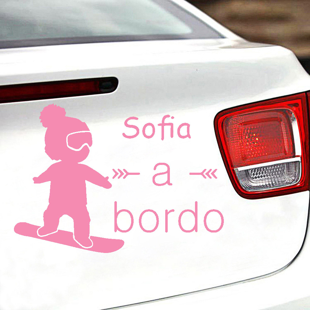 1pc 비닐 아기 bordo 다채로운 자동차 스티커 자 - Car Accessories Decoration 리뷰 및 가격