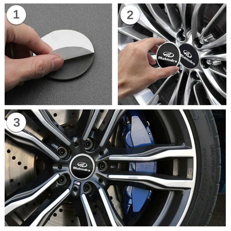 자동차 휠 센터 허브 캡 커버 엠블럼 배지 스티커 Ma - Car Accessories Xuv 300 리뷰 및 가격