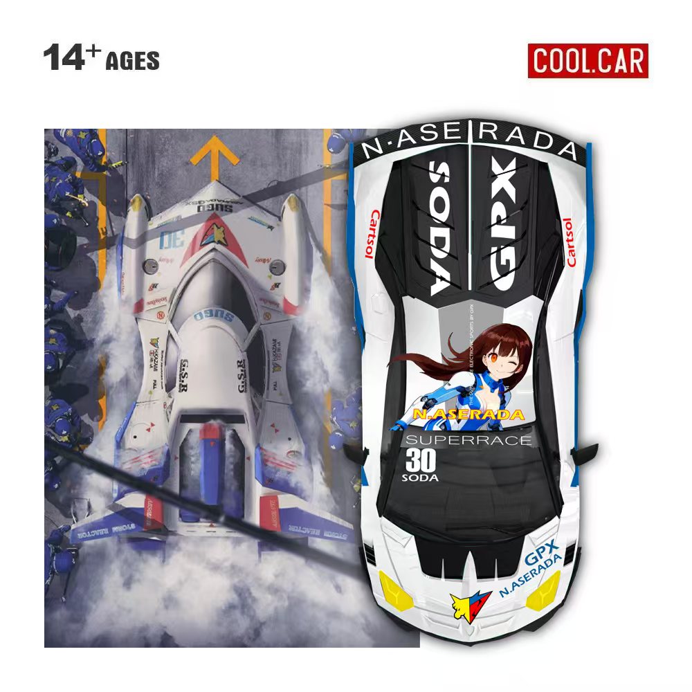 멋진 자동차 1:64 GTEVO 슈퍼레이스 전자 스포츠 - Car Accessories Company 리뷰 및 가격