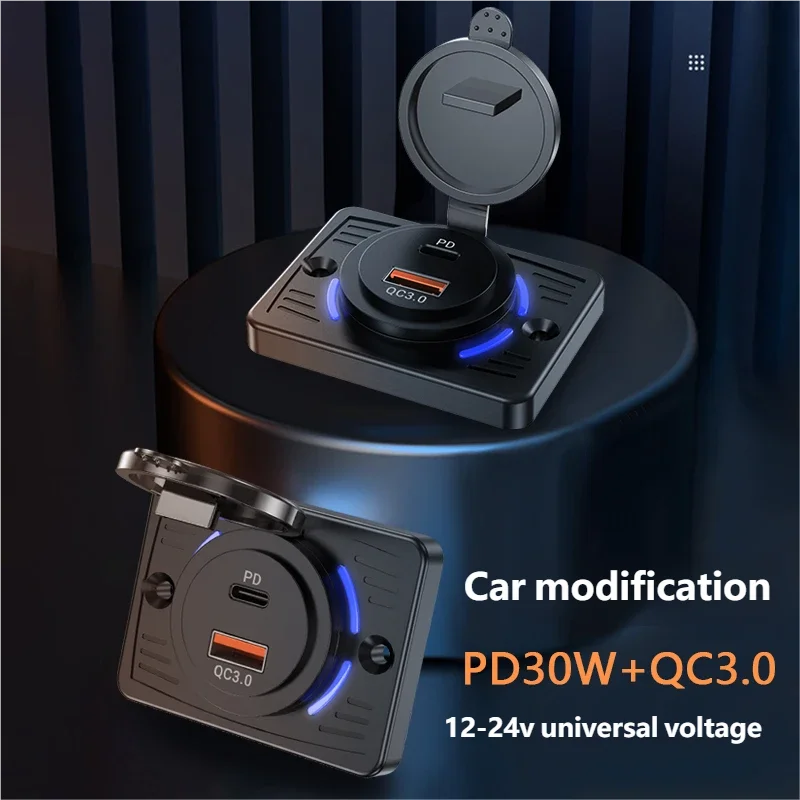 2포트 12V RV USB 콘센트 QC 18W PD 3 - Car Accessories Thailand 리뷰 및 가격
