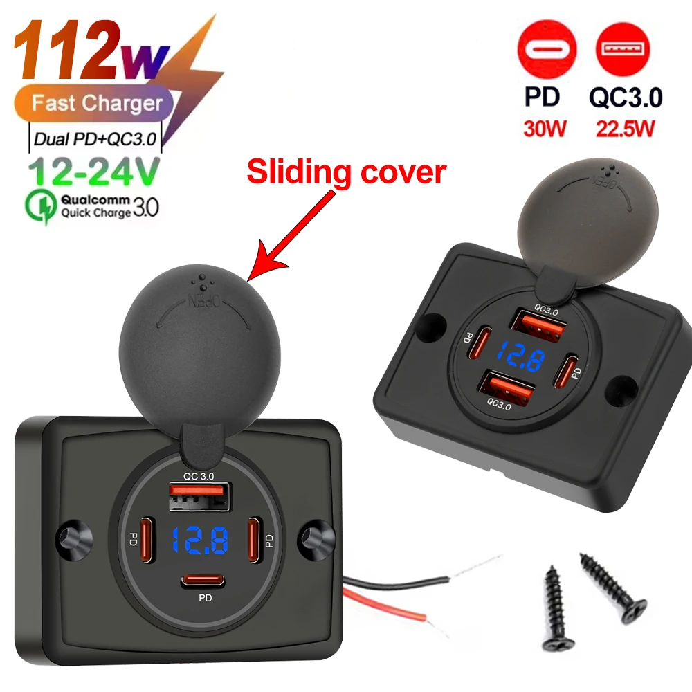 벽걸이형 충전기 어댑터, 2-4포트 USB 콘센트, Q - Car Accessories Thailand 리뷰 및 가격