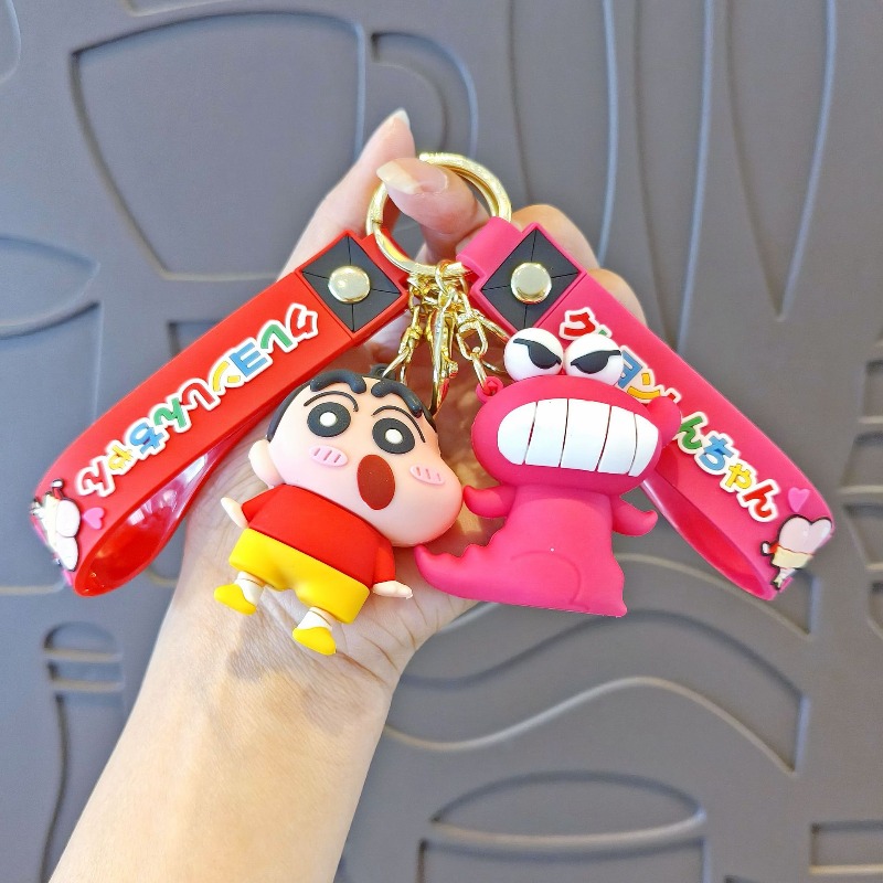 새로운 핫 크레용 신짱 애니메이션 피규어 만화 키체인  - Car Accessories Decoration 리뷰 및 가격