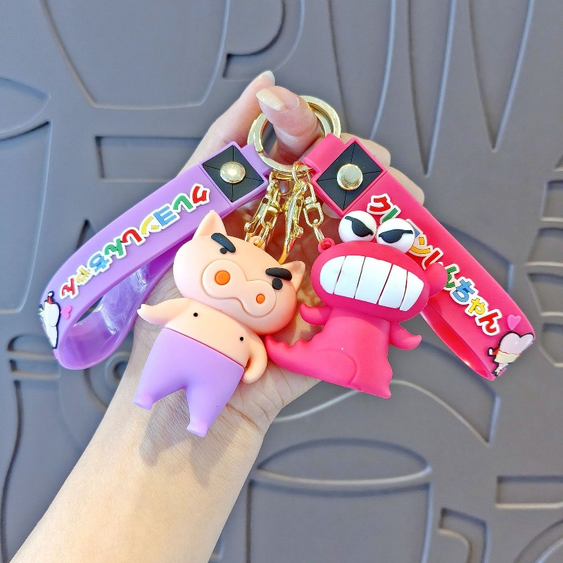 새로운 핫 크레용 신짱 애니메이션 피규어 만화 키체인  - Car Accessories Decoration 리뷰 및 가격