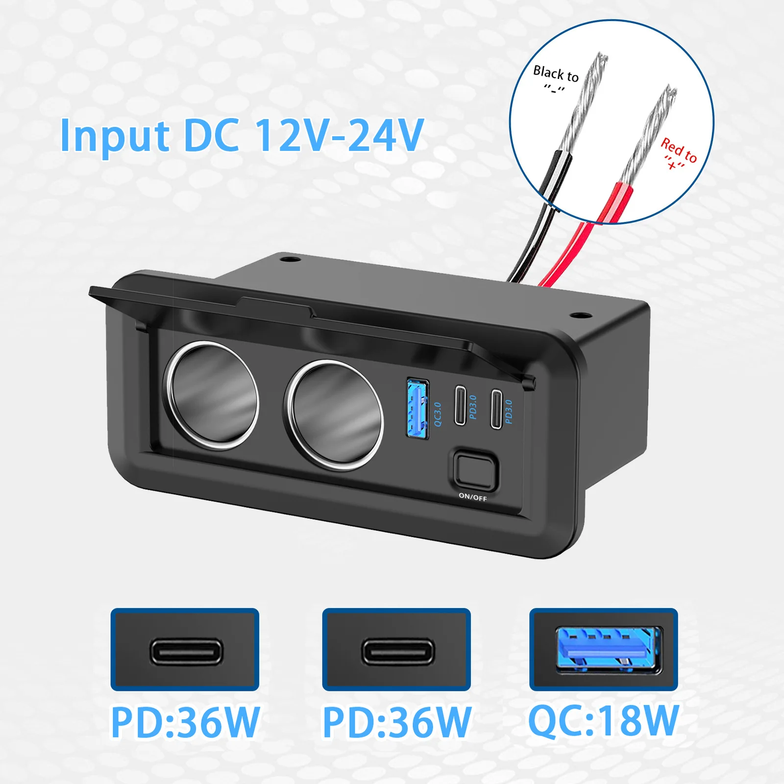 신제품 12V QC3.0 & 듀얼 PD3.0 차량용 충 - Car Accessories Thailand 리뷰 및 가격