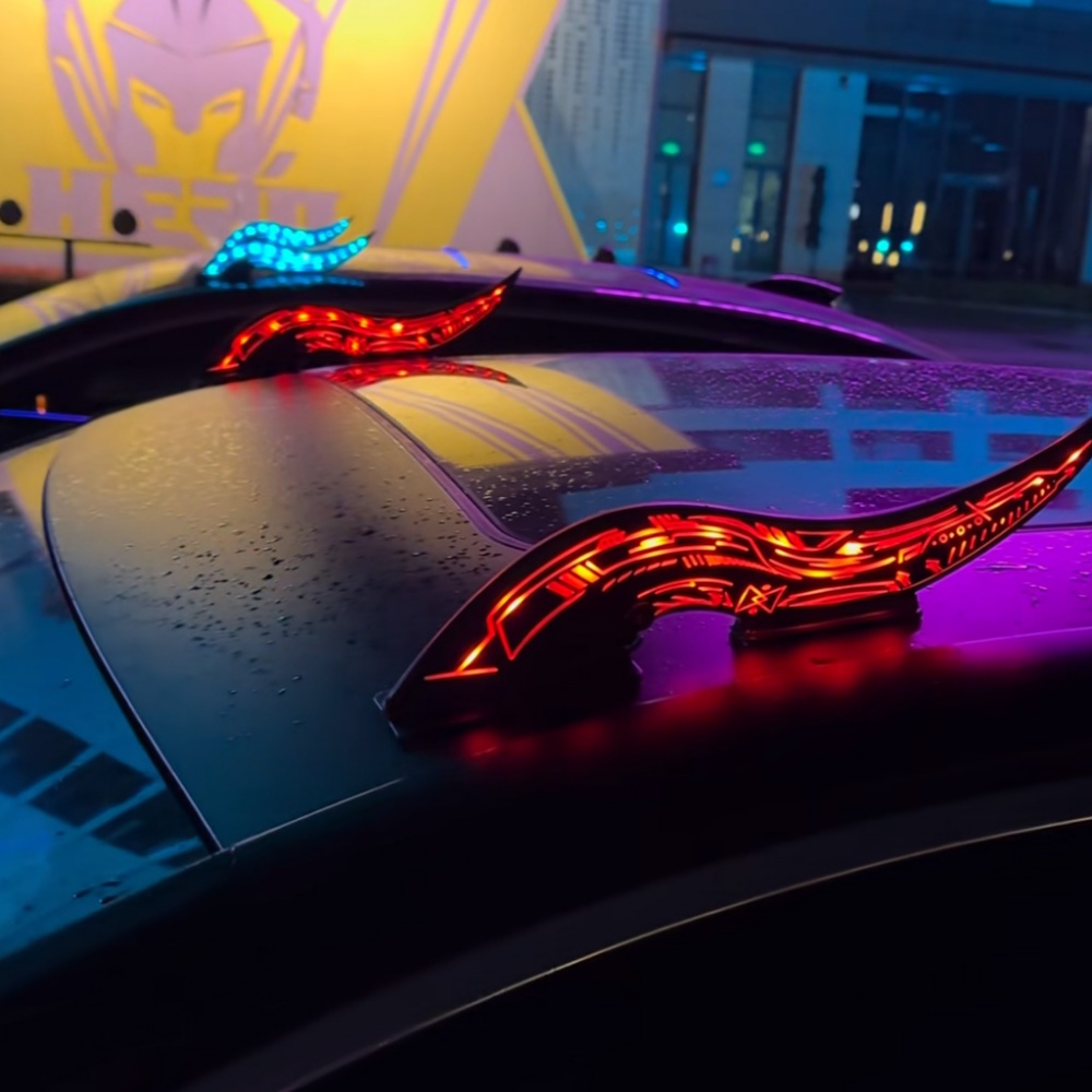 1세트 32 LED 조명 모드 드래곤 혼 자동차 루프  - Car Accessories Unique 리뷰 및 가격