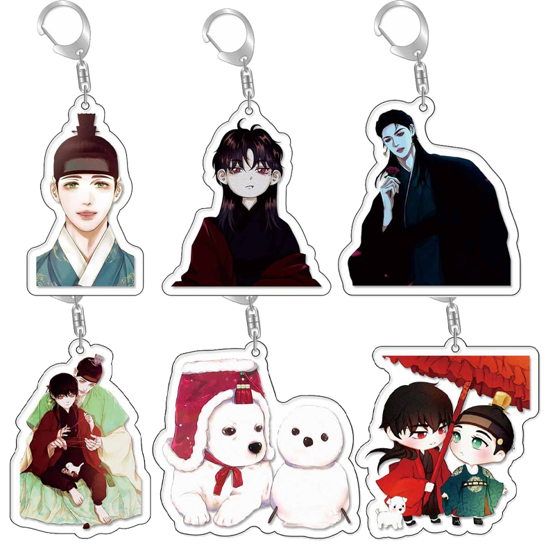 핫 코믹 Q 버전 아크릴 키체인 애니메이션 패션 피규어 - Car Accessories Girly 리뷰 및 가격