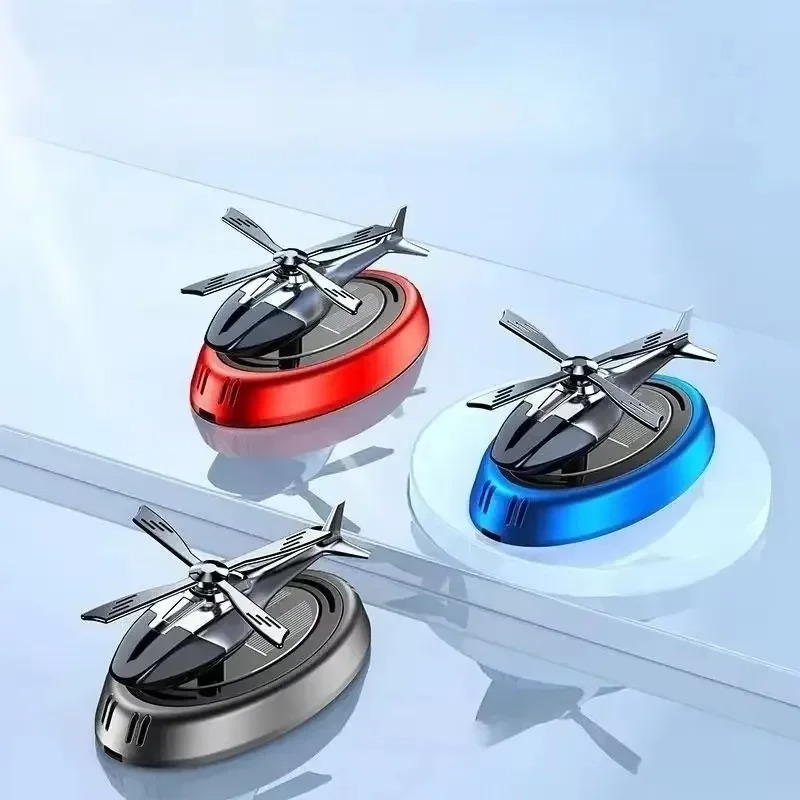 태양광 헬리콥터 자동차 방향제 회전 프로펠러 자동 향수 - Car Accessories For Interior 리뷰 및 가격