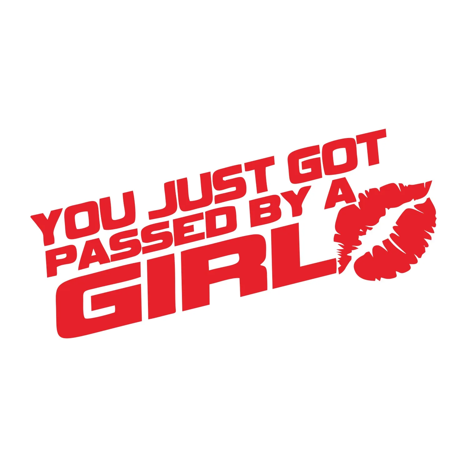 새로운 디자인 당신은 소녀 자동차 스티커로 지나갔습니다 - Car Accessories Girly 리뷰 및 가격