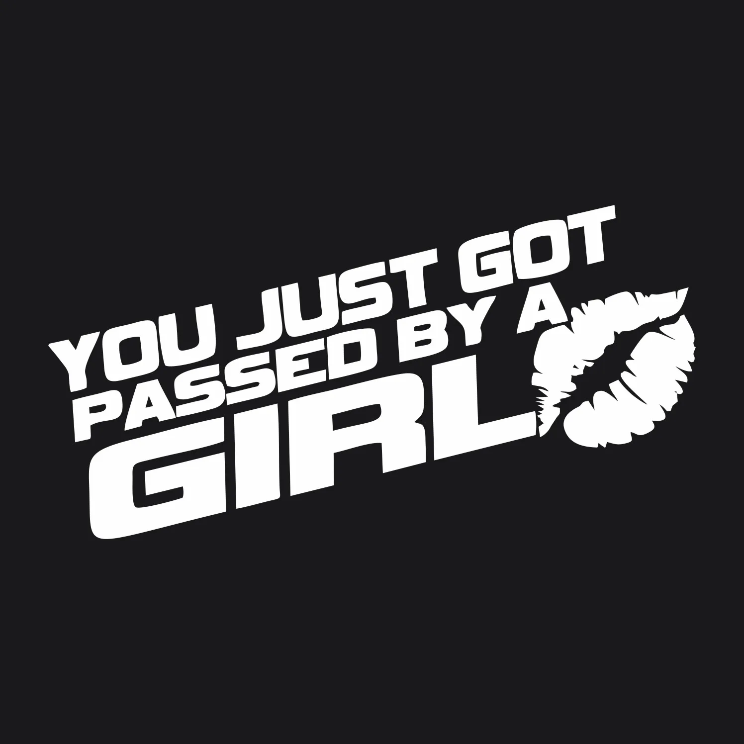 새로운 디자인 당신은 소녀 자동차 스티커로 지나갔습니다 - Car Accessories Girly 리뷰 및 가격